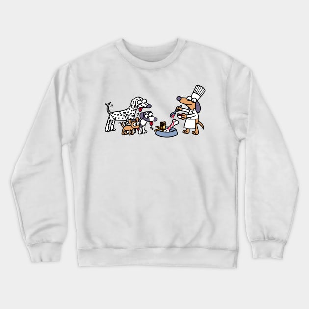 Chef Dog Crewneck Sweatshirt by byTxemaSanz